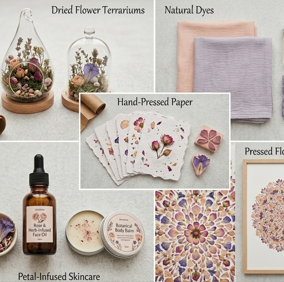 Elegant Pink and Green Faux Floral Bouquet - Picture 10 of 12